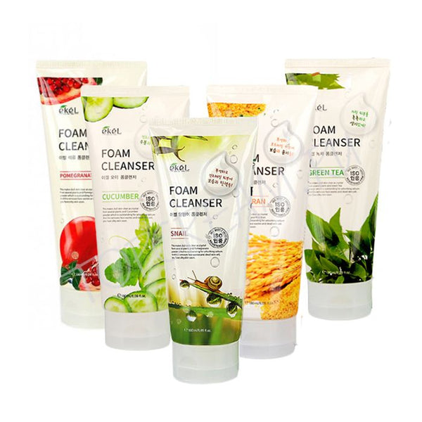 eKel Foam Cleansers (4 Types Available) 180ml , 8809242276899 , Skincare cleanser, cleansing, cleansing foam, foam, foam cleanser
