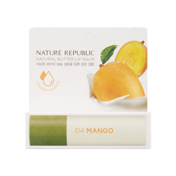 NATURE REPUBLIC Natural Butter Lip Balm (2 Types Available) , 8806173422074 , Skincare lip, lip balm, lip care