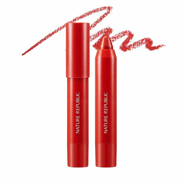 NATURE REPUBLIC Eco Crayon By Flower Lip Velvet (3 colours available)