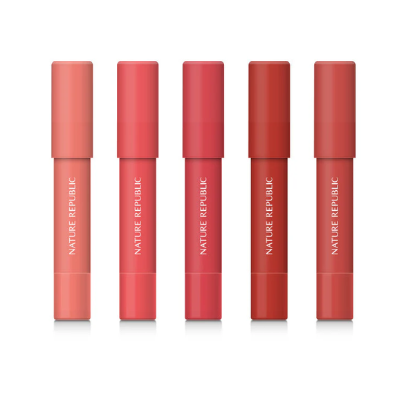 NATURE REPUBLIC Eco Crayon By Flower Lip Velvet (3 colours available)