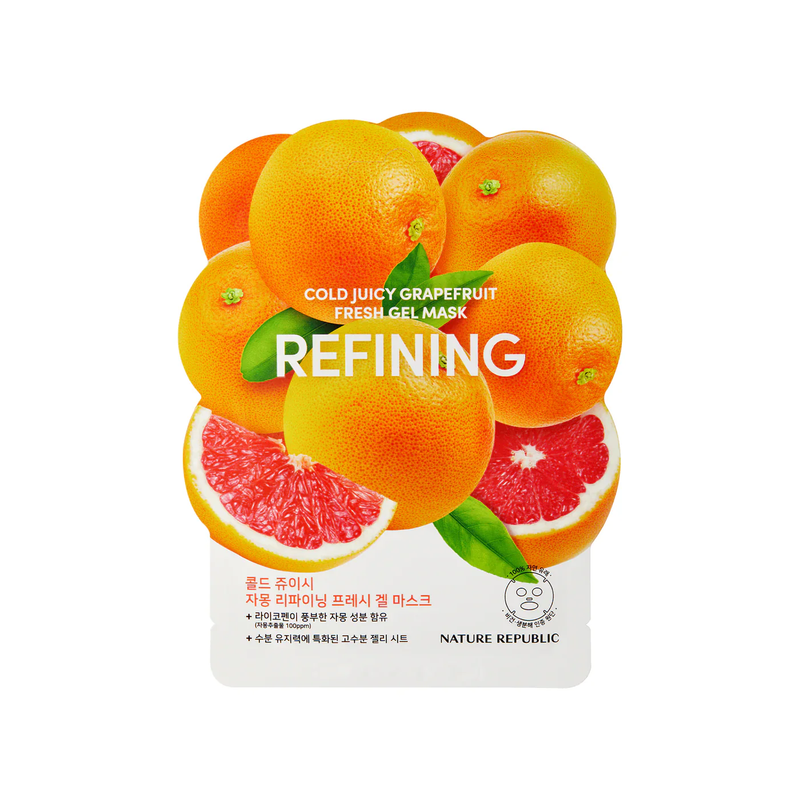 NATURE REPUBLIC Cold Juicy Fresh Gel Masks (10 Types)