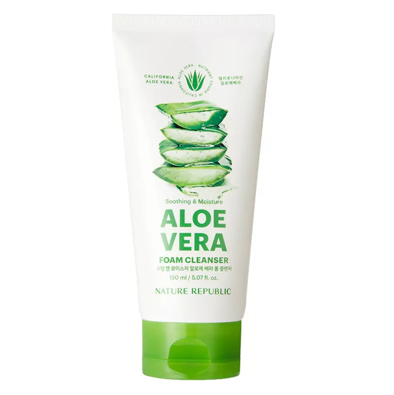 Nature Republic Soothing & Moisture Aloe Vera Foam Cleanser 150ml