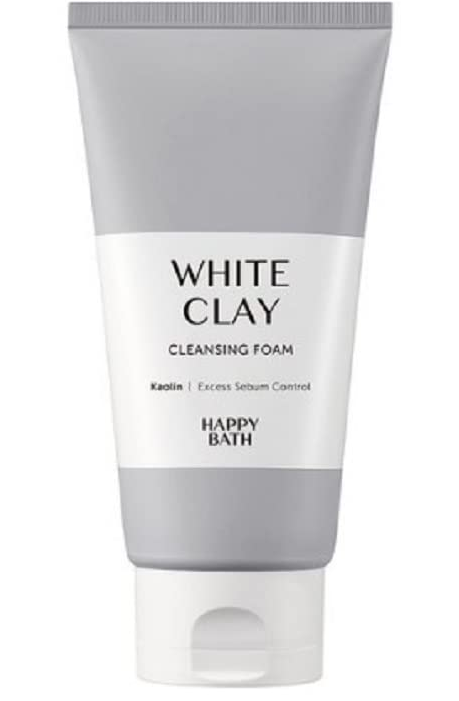 HAPPY BATH White Clay Cleansing Foam 150g