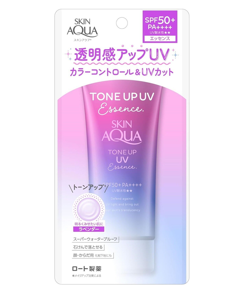 Rohto Skin Aqua Tone Up UV Essence SPF50+PA++++ 80g