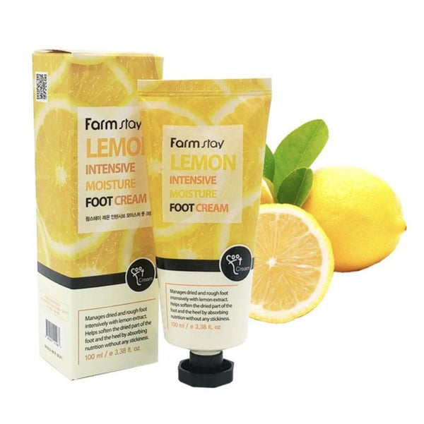 FARM STAY Lemon Intensive Moisture Foot Cream 100ml