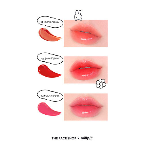 THE FACE SHOP x MIFFY Lip Glaze Original 5g (3 Colours)