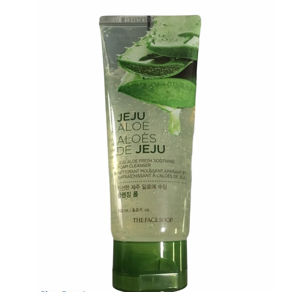 THE FACE SHOP Jeju Aloe Fresh Soothing Foam Cleanser 150ml