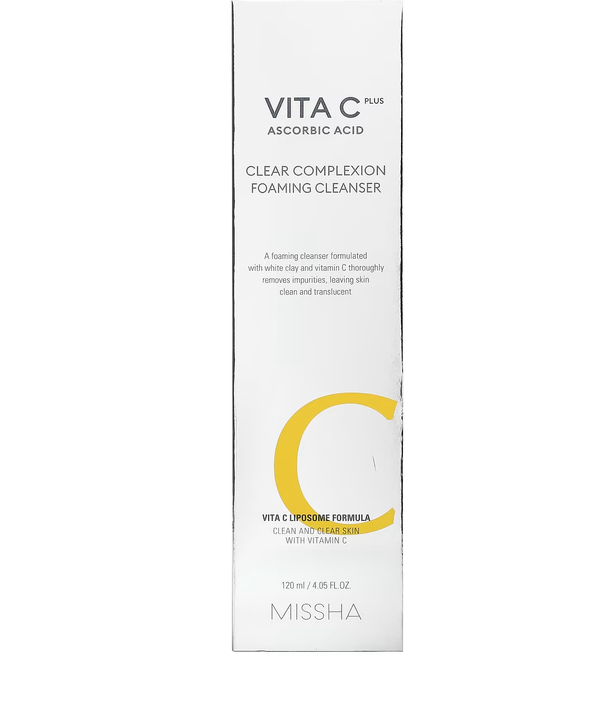 MISSHA Vita C Plus Clear Complexion Foam Cleanser 120ML