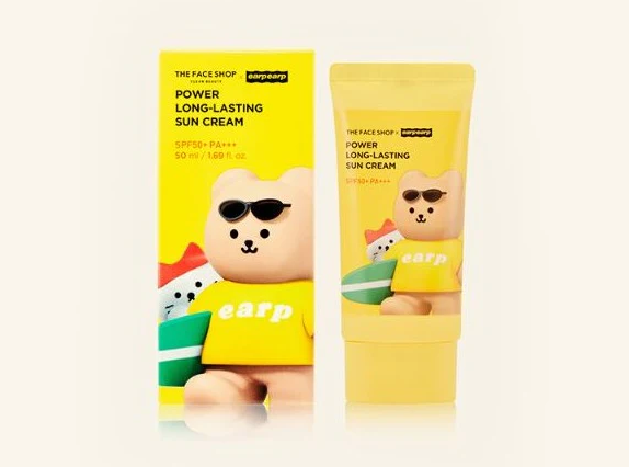 The Face Shop xEARPEARP Power Long-lasting Sun Cream SPF50+ PA+++ 50ml