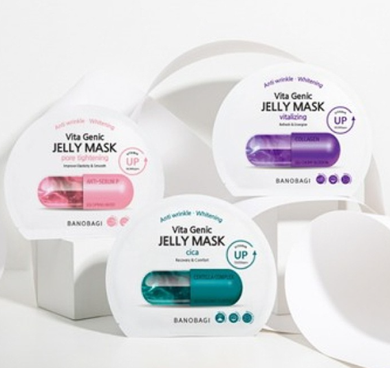 BANOBAGI NEW Vita Genic Jelly Masks (2 Types available) , 8809486361603 , Skincare jelly, mask, mask sheet, pore, pores, tightening, vita, vitalising
