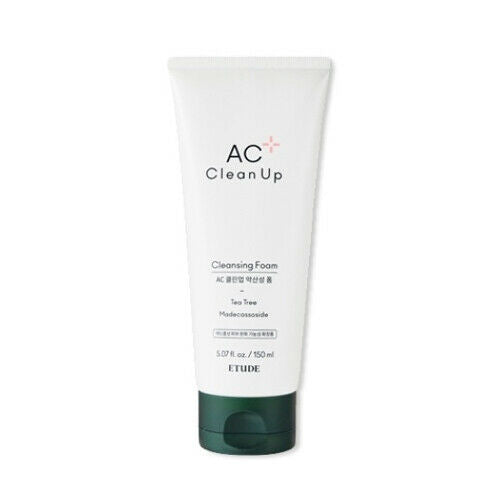 Etude House AC Clean Up Tea Tree Cleansing Foam 150ml , 8809667986687 , Skincare cleanser, cleansers