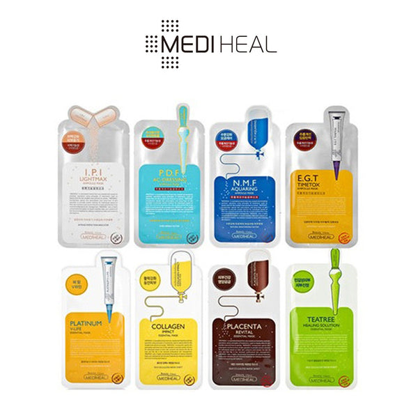 MEDIHEAL Essential Mask EX (4 Types) ,  , Skincare mask sheet, mask sheets