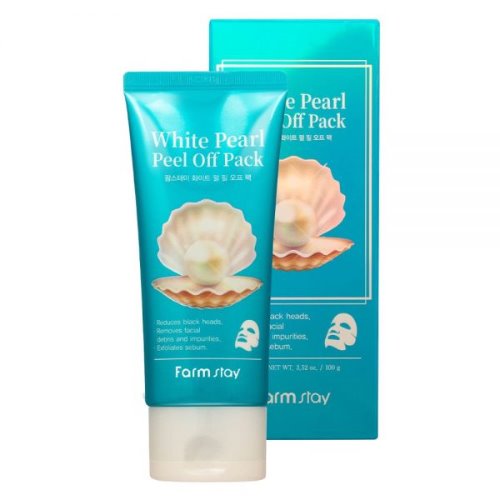 Farm Stay White Pearl Peel Off Pack 100g , 8809480772368 , Skincare peel off, peel off mask, peel off pack, peeling