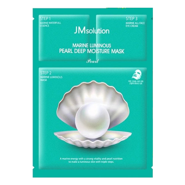 JMsolution Marine Luminous Pearl Deep Moisture Mask (1 Sheet) , 8809505541757 , Skincare mask, mask sheet, mask sheets, masks
