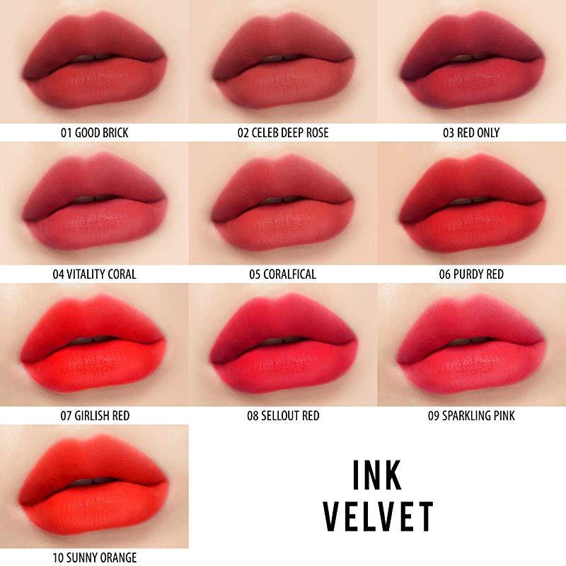 PERIPERA Ink Velvet  (7 Colours)