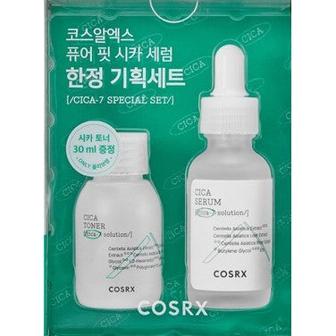 COSRX Pure Fit Cica Serum 30ml + Cica Toner 30ml Limited Edition , 8809598451995 , Skincare cica, cosrx, sensitive skin, serum, serums, special set, toner, toners