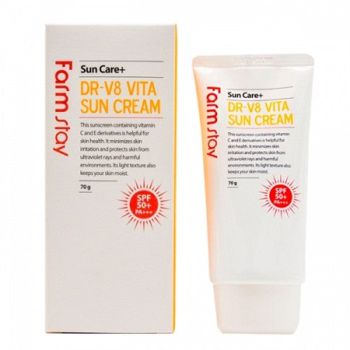 FARM STAY DR-V8 Sun Cream 70g , 8809297386796 , Skincare sun, sun block, sun cream, sunscreen