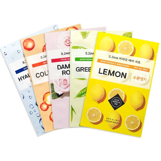 Etude House 0.2mm Therapy Air Mask Sheet (MULTIPLE VARIETIES) ,  , Skincare