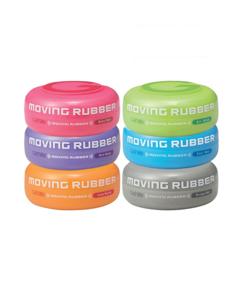GATSBY Moving Rubber (6 Types) 80g , 4902806125337 , Skincare gatsby, gel, hair, hair wax, moving rubber, wax