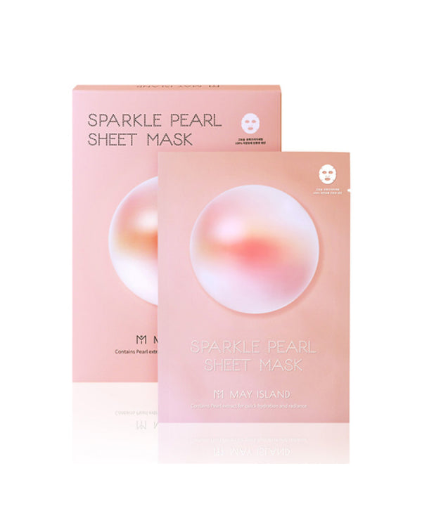 MAY ISLAND Sparkle Pearl Sheet Mask (5 PACK) ,  , Skincare