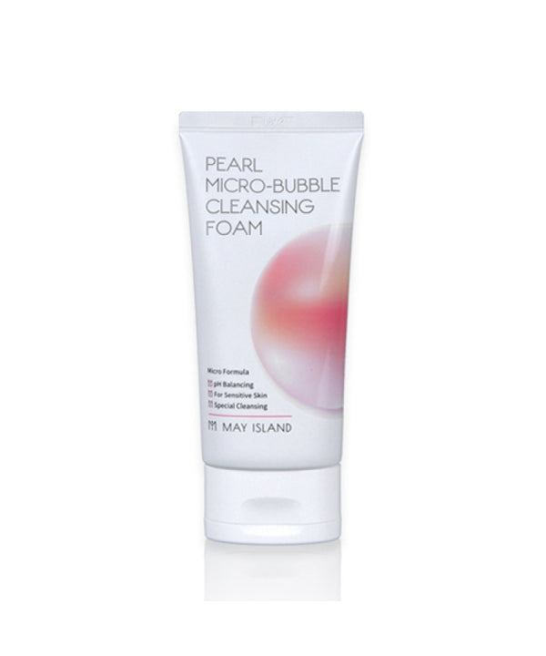 MAY ISLAND Pearl Micro Bubble Cleansing Foam 120ml , 8809515400624 , Skincare cleanser, cleansing, cleansing foam