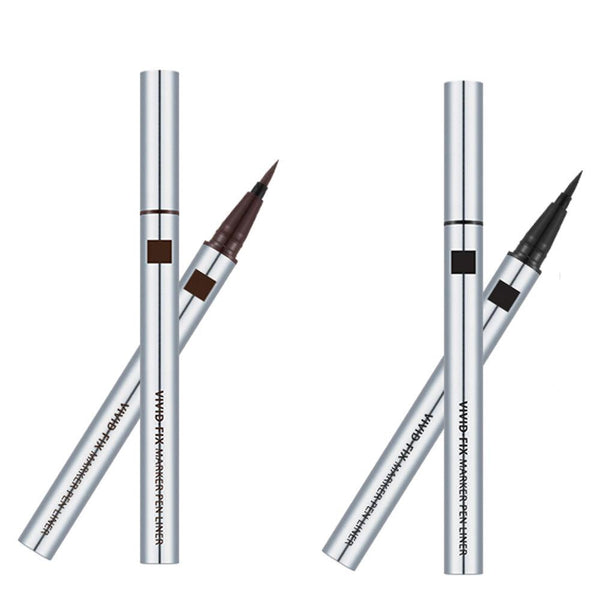 MISSHA Vivid Fix Marker Pen Liner 0.6g (2 Colours) , 8806185798013 , Make Up black, Brand_MISSHA, brown, eyeliner, liquid, marker, missha, pen, waterproof