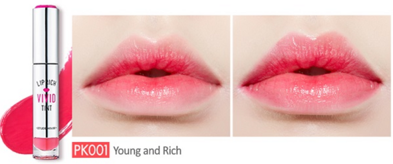 Etude House Lip Rich Vivid Tint (8 Colours) ,  , Make Up lip