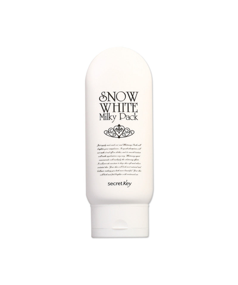 Secret Key Snow White Milky Pack 200g , 8809305995989 , Skincare cleansing, milk, wash off