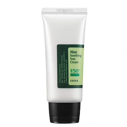 COSRX Aloe Soothing Sun Cream 50ml , 8809416470191 , Skincare aloe vera, sun cream, sunscreen