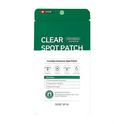 SOME BY MI Clear Spot Patch (18 Patches) , 8809647390015 , Skincare acne, clear spot, patch, patches, trouble skin